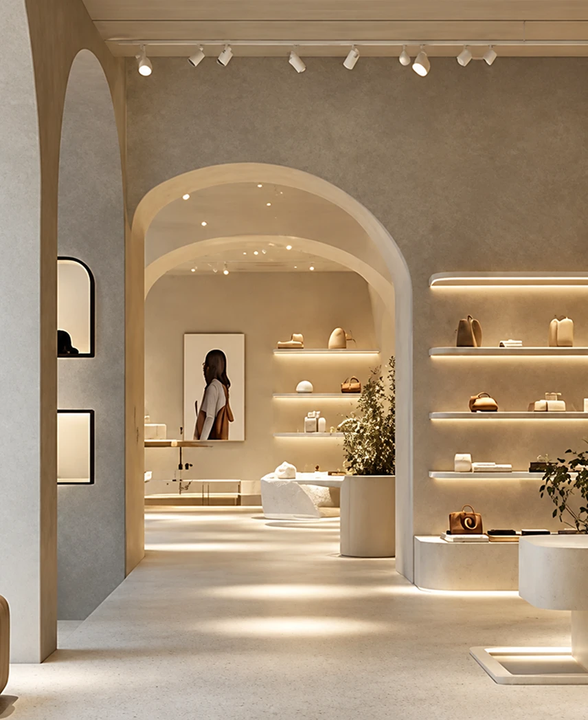 ARCHED DISPLAY BOUTIQUE Service Card Enso