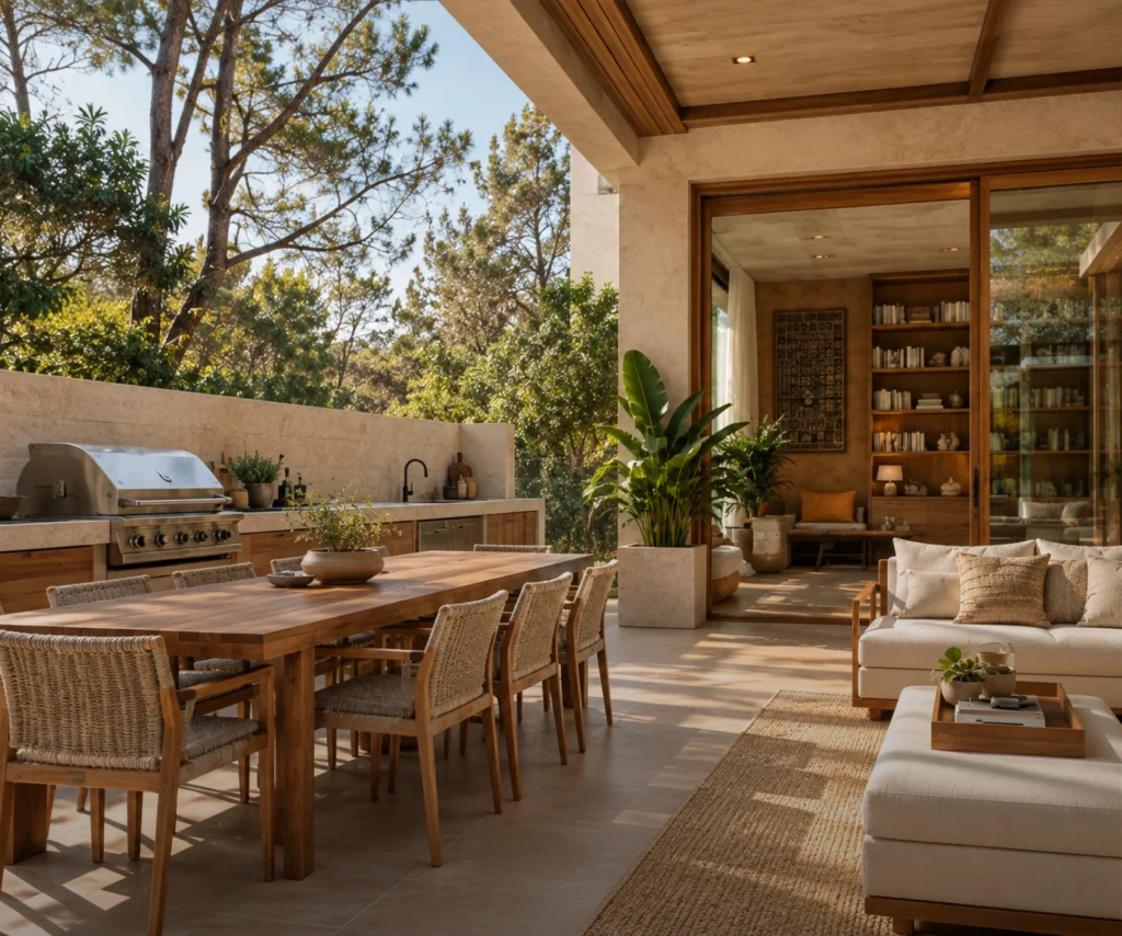 OUTDOOR SEATING & BBQ AREA DESIGN 2